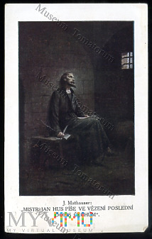Mathauser - Mistrz Jan Hus w więzieniu - 1914