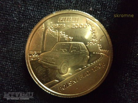 medal FIAT 126p wraz z certyfikatem