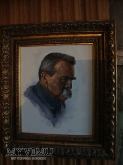 Duże zdjęcie Portret Piłsudskiego obraz olejny