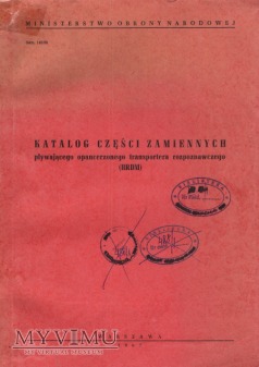 BRDM. Katalog części z 1967 r.