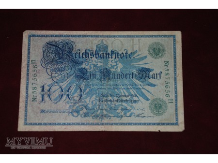 100 Marek 1908, Niemcy