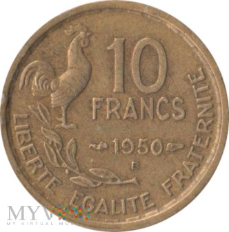 10 franków 1950 rok.