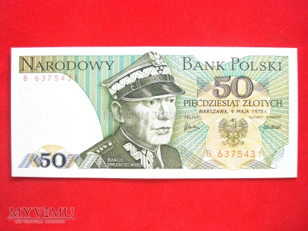 Duże zdjęcie 50 złotych 1975 rok