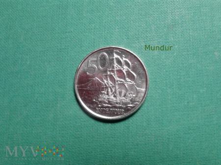 Moneta nowozelandzka: 50 centów NZ