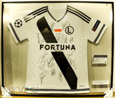 Duże zdjęcie Koszulka autografy Legia-Real Madryt 02.11.16