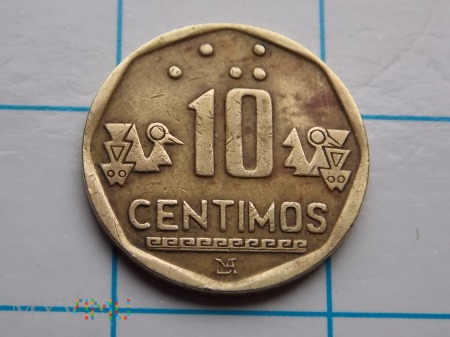 Duże zdjęcie 10 CENTIMÓW 1995 - PERU