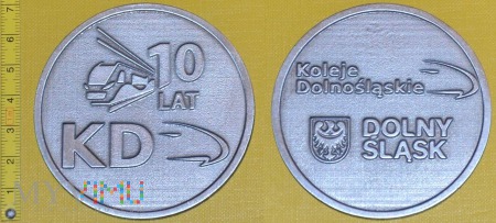 Medal kolejowy - przewozowy Kolei Dolnośląskich