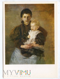 Boznańska - Macierzyństwo - Kobieta z dzieckiem