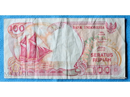 Duże zdjęcie 100 Rupii indonezyjskich 1992
