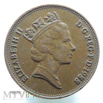 2 pensy 1988 Elizabeth II Two Pence