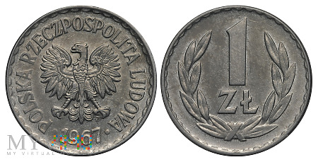 Duże zdjęcie 1 złoty, 1967