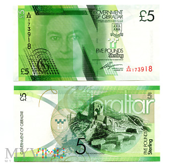 5 Pounds 2011 (A AA 173918) Gibraltar
