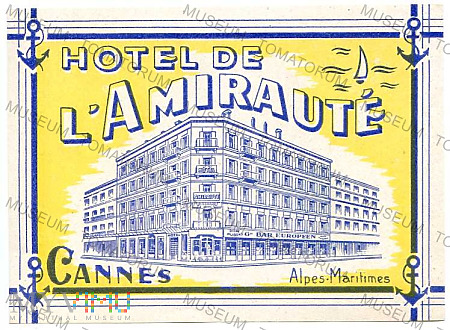 Duże zdjęcie Francja - Cannes - Hotel "de l'Amiraute"