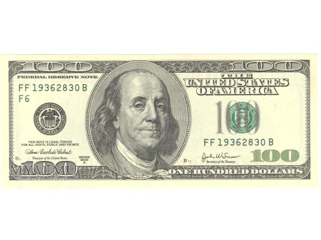 100 USD FEDERAL RESERVE NOTE 2003