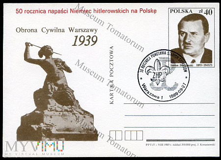 1989 - Obrona cywilna Warszawy 1939