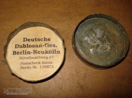 Pojemnik na niemieckie wojenne prezerwatywy