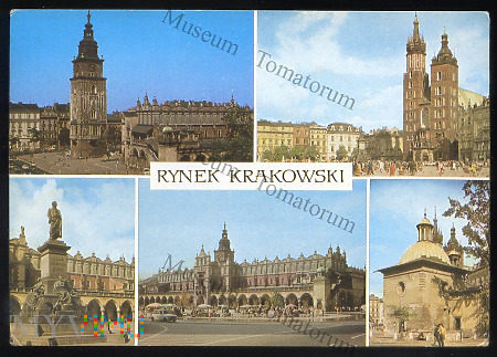 Kraków - Rynek - wieloobrazkowa - 1981