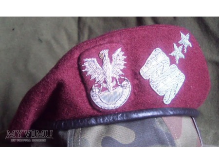 Beret wojsk powietrznodesantowych - gen. dyw.