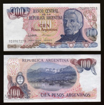 Argentina - P 315 - 100 Pesos Argentinos - 1983