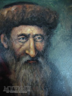 portret Żyda olej na płótnie
