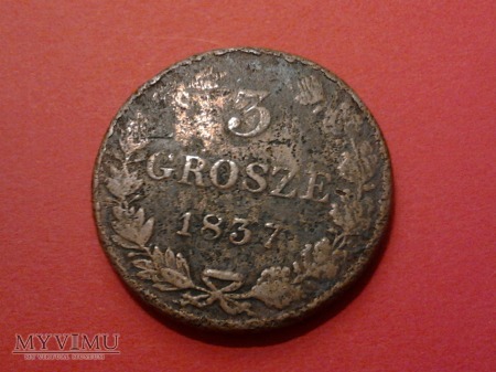 3 grosze 1837 r.