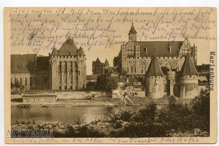 Malbork Marienburg - Zamek Krzyżacki 1926