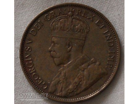 One cent Canada 1912 Georgius V