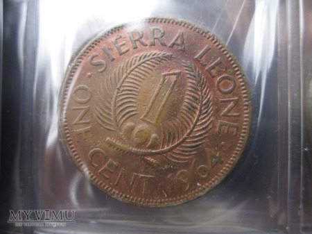 1 cent- Sierra Leone - 1964