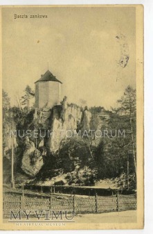 Zamek w Ojcowie - tuż po I wojnie światowej