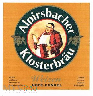 alpirsbacher klosterbräu weizen hefe-dunkel