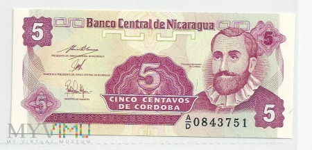 Nikaragua.2.Aw.5centavos.1991.P-168