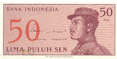 Duże zdjęcie Indonezja - 50 senów (1964)