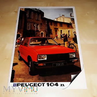 Prospekt Peugeot 104ZL 1983