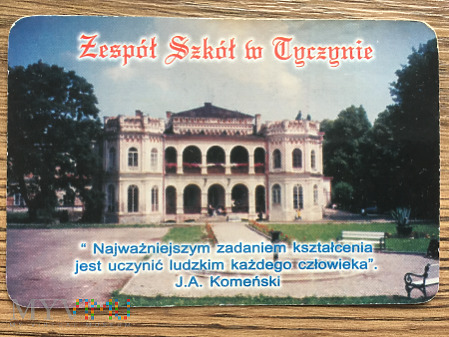 Zespół Szkół w Tyczynie kalendarz 2001