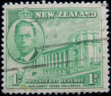 Nowa Zelandia 1d Jerzy VI, Parlament w Wellington