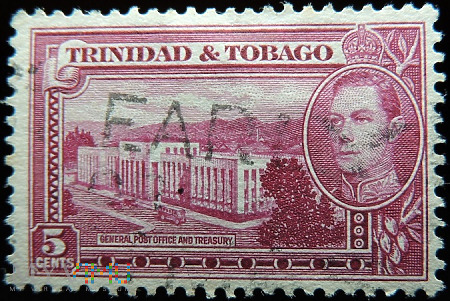 Duże zdjęcie Trynidad i Tobago 5c Jerzy VI