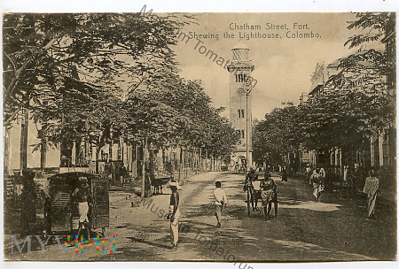Colombo - Chatham Street . Fort - pocz. XX w.
