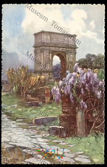 Roma - Arco di Tito - Łuk Tytusa - 1920-te