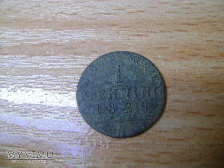 1 pfennig 1828