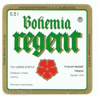 bohemia regent pivo světlý ležák premium