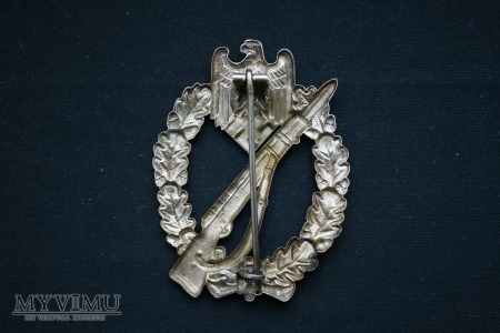 Odznaka szturmowa piechoty, srebrna.