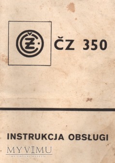 ČZ 350 typ 472.5. Instrukcja obsługi z 1983 r.
