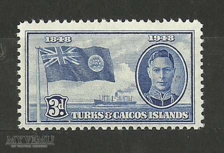 Old flag of the Turks and Caicos Islands