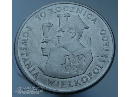 70 Rocznica Powstania Wielkopolskiego,100 zł,1988r