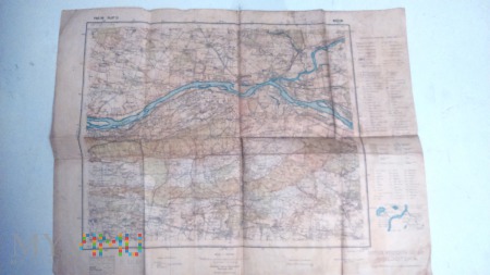 Mapa Modlin 1934'
