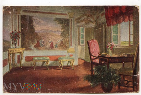 Wnętrze zamkowe- 1923