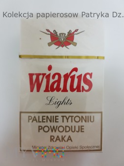 Papierosy WIARUS Light 1998 r. Radom