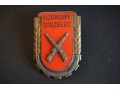 Odznaka Wzorowy Strzelec wzór1951 z Legitymacją