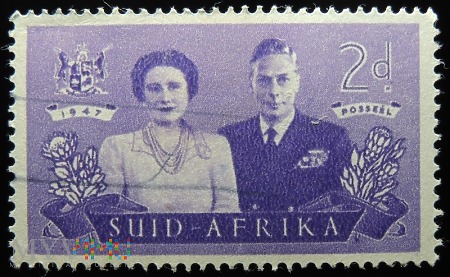 Duże zdjęcie RPA 2d Jerzy VI i Elżbieta