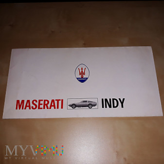 Prospekt Maserati Indy 1971